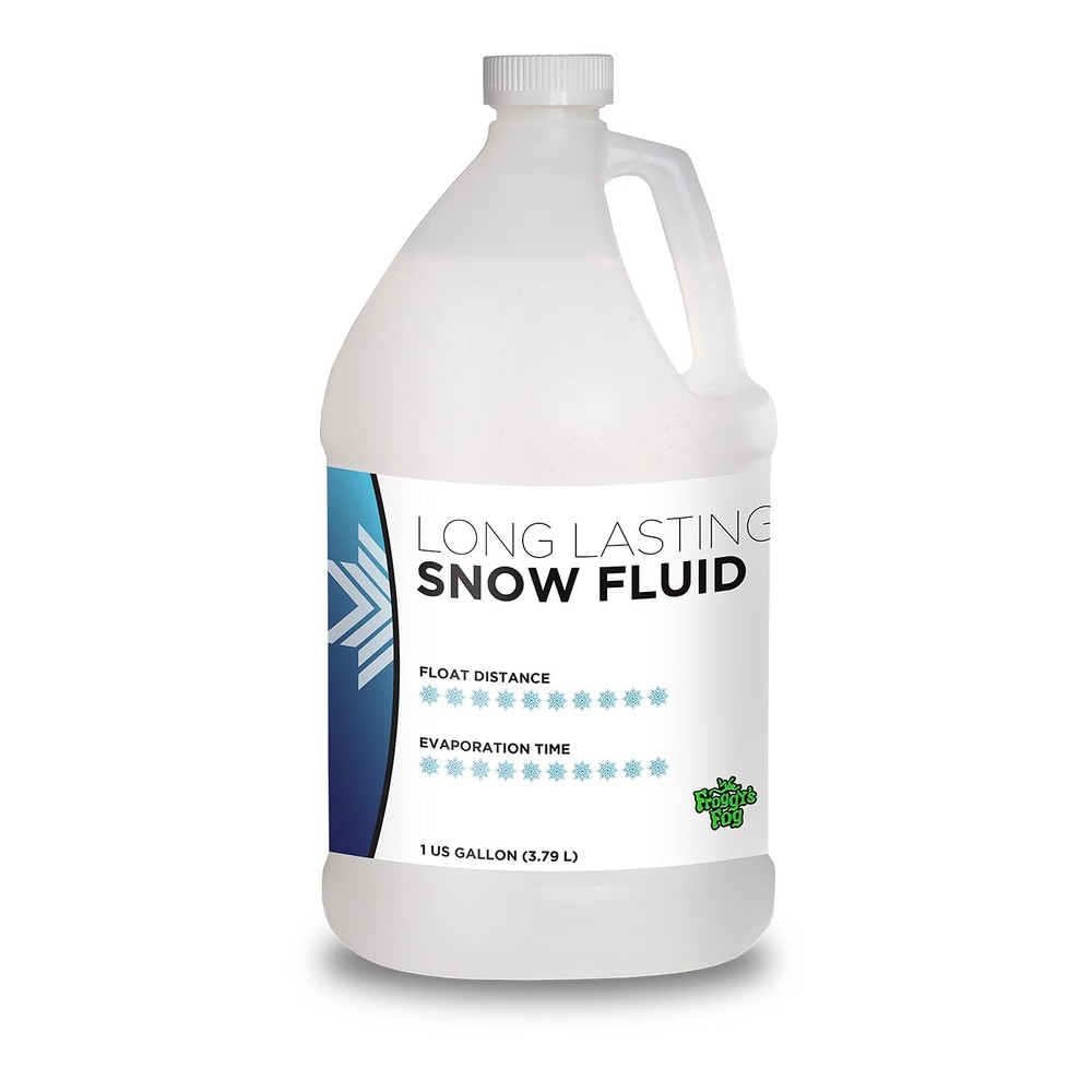 Froggy's Flakes Snow Machine Fluid, Long-Lasting Formula, 75+ Ft Float