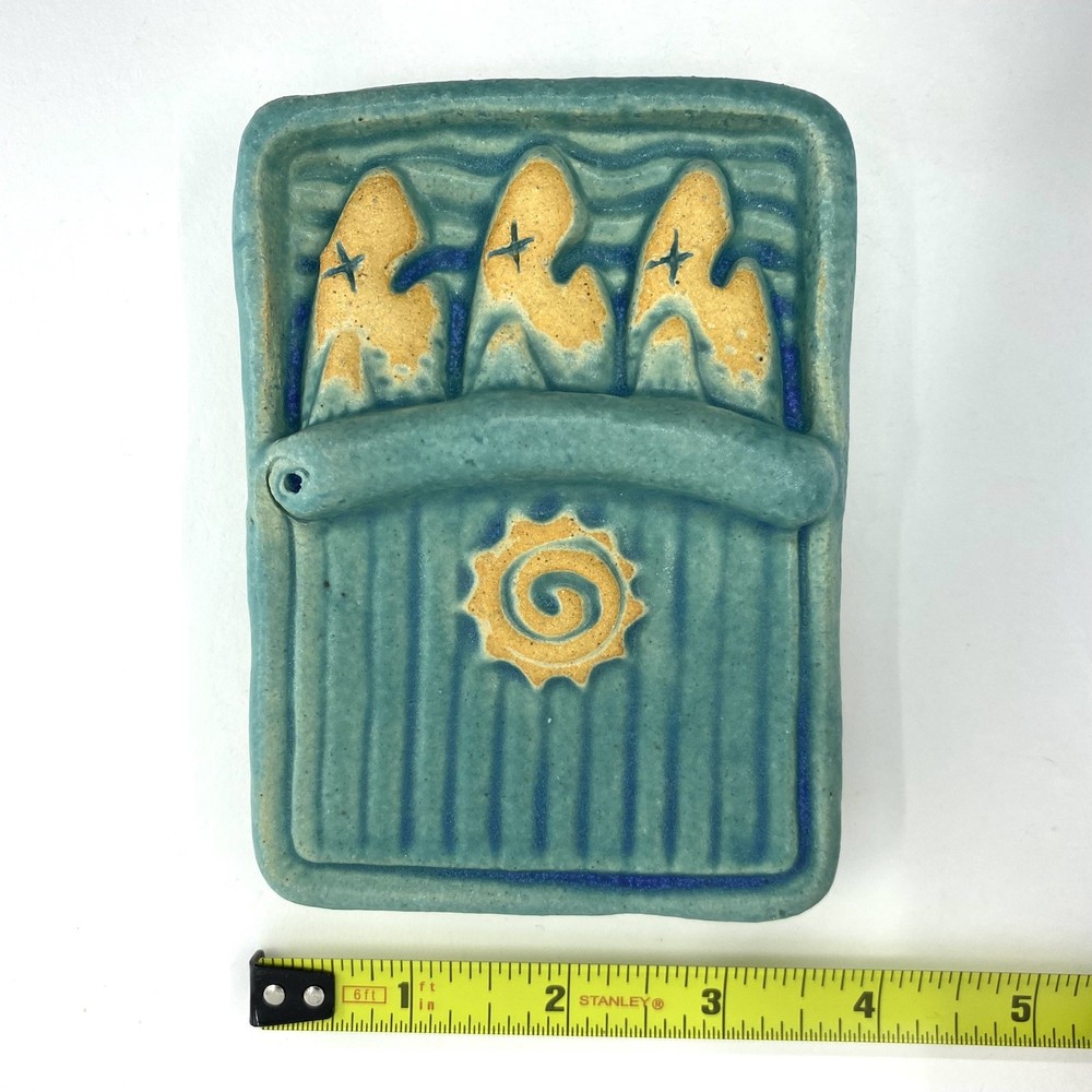 Sardine Can Ceramic Art Tile by Gretchen Kramp