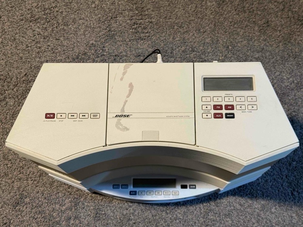 Bose Acoustic Wave CD-3000 Music System + 5 Multi-Disc Changer w/ Remote Tested