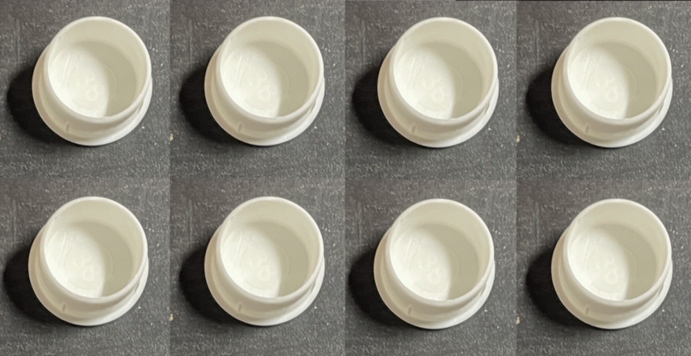 8x IKEA Cover Caps Plastic White Part # 139251