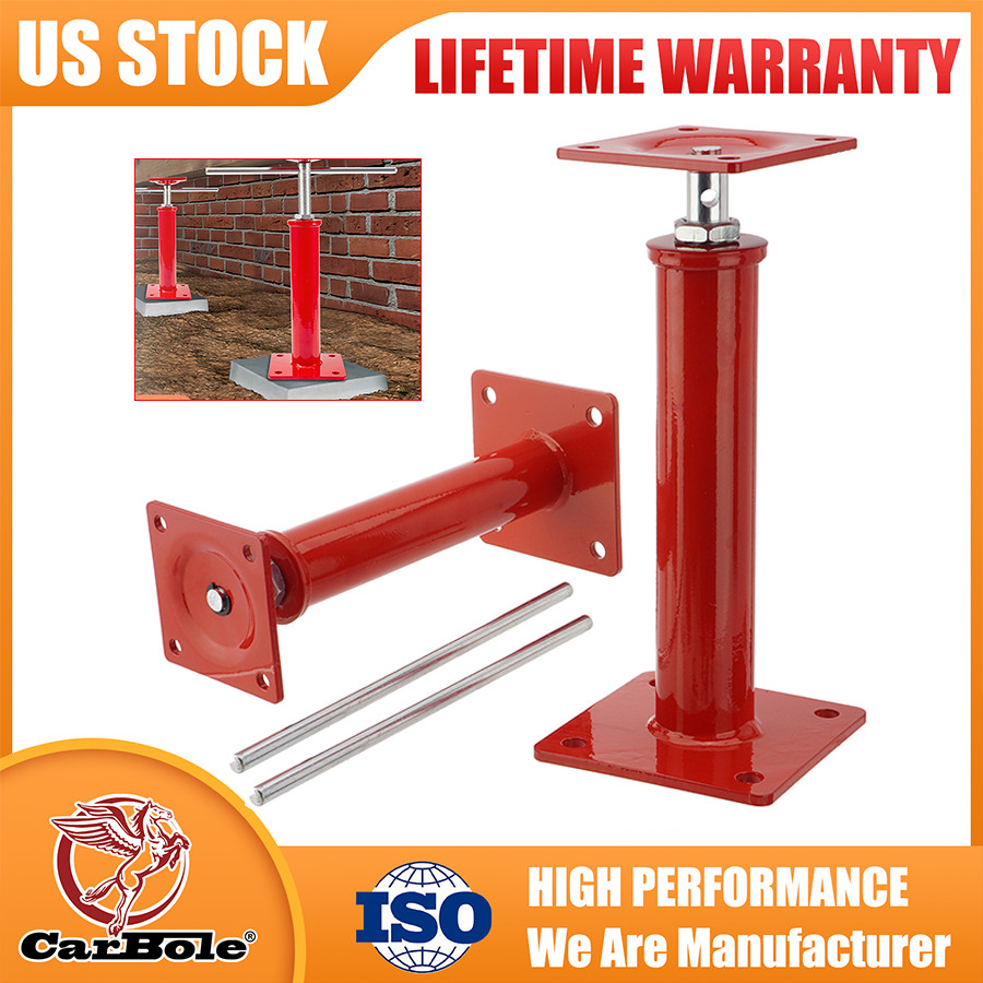 2PC Floor Leveling Lift Post Sagging Beam Jack Column Support House Remodel Tool