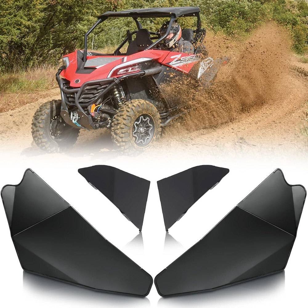 Aluminum Lower Door Half Panel Inserts 2 Doors For CFMOTO Zforce 950 2020-2024