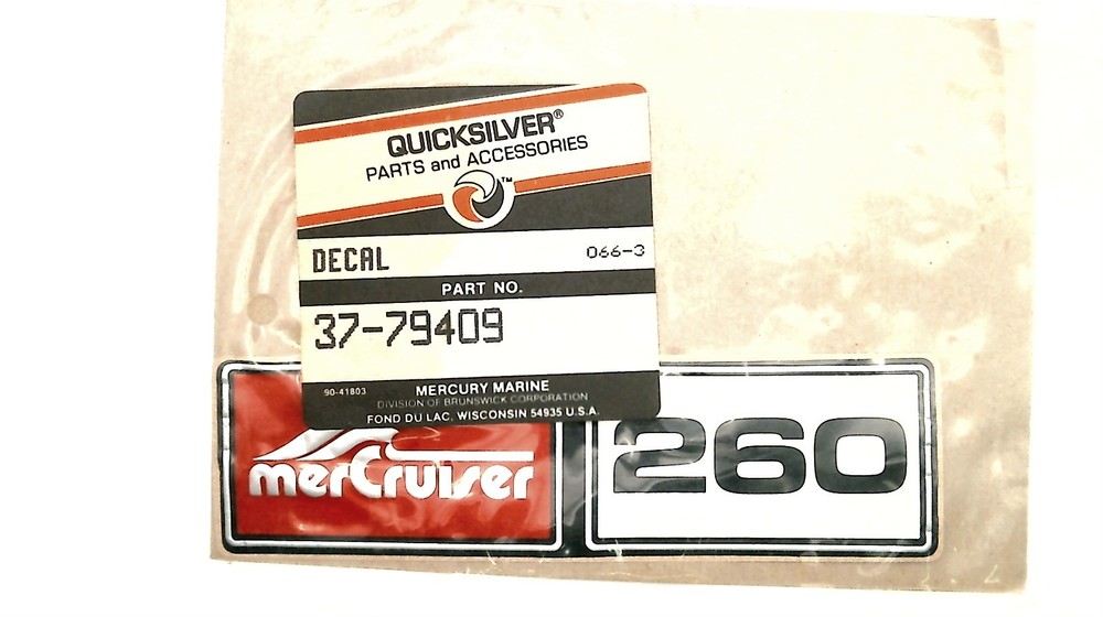 Mercruiser 37-79409 "260" Decal