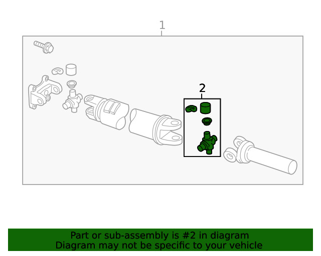 Genuine Ford Universal Joint BC3Z-4635-A