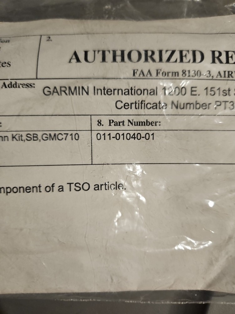 Garmin Connector Kit P/N 011-01040-01