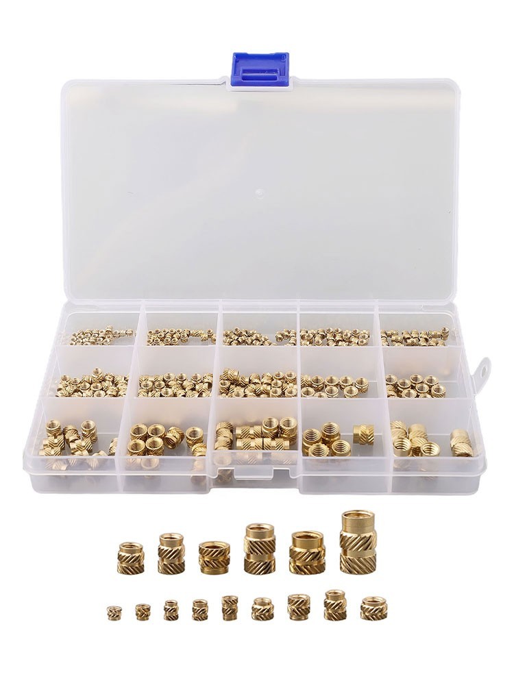 Threaded Inserts Brass M5 M6 Nuts Threaded Threaded Knurled 15 Sizes
