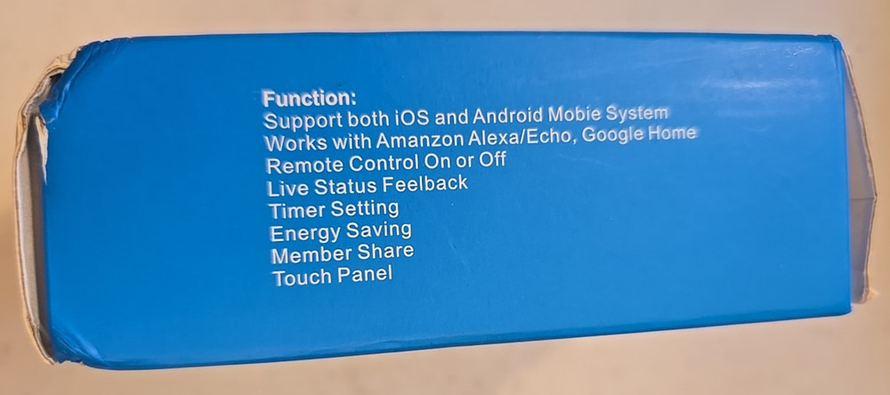 WiFi Touch Switch Two Color Statue Light *NEW*