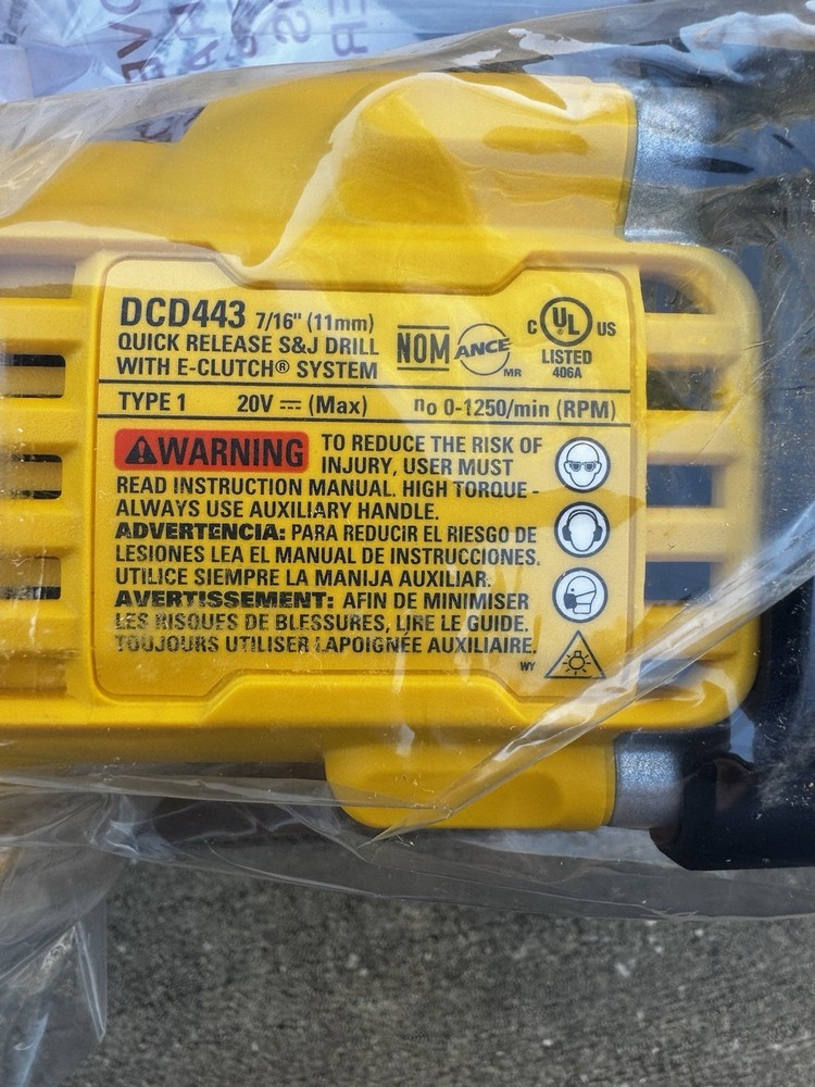 DeWalt XR Power Detect 7/16” Quick Change Compact Stud & Joist Drill Bare Tool