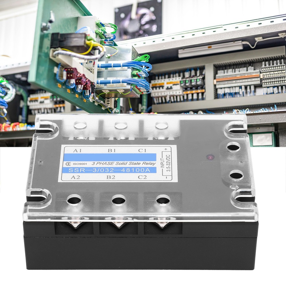 3 Phase Solid State Relay Electric Input SSR-3 D48100 100A DC Controlled AC