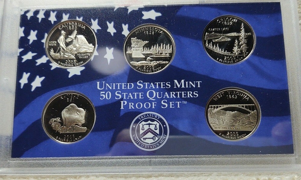 2005S US Proof Set Org Box & COA 11 Coins CN-Clad 210249