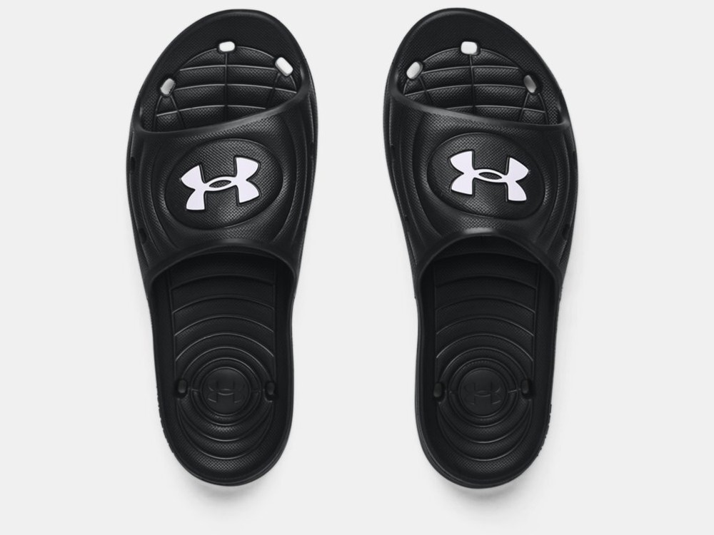 Under Armour Men's Locker Room IV Slide, Black