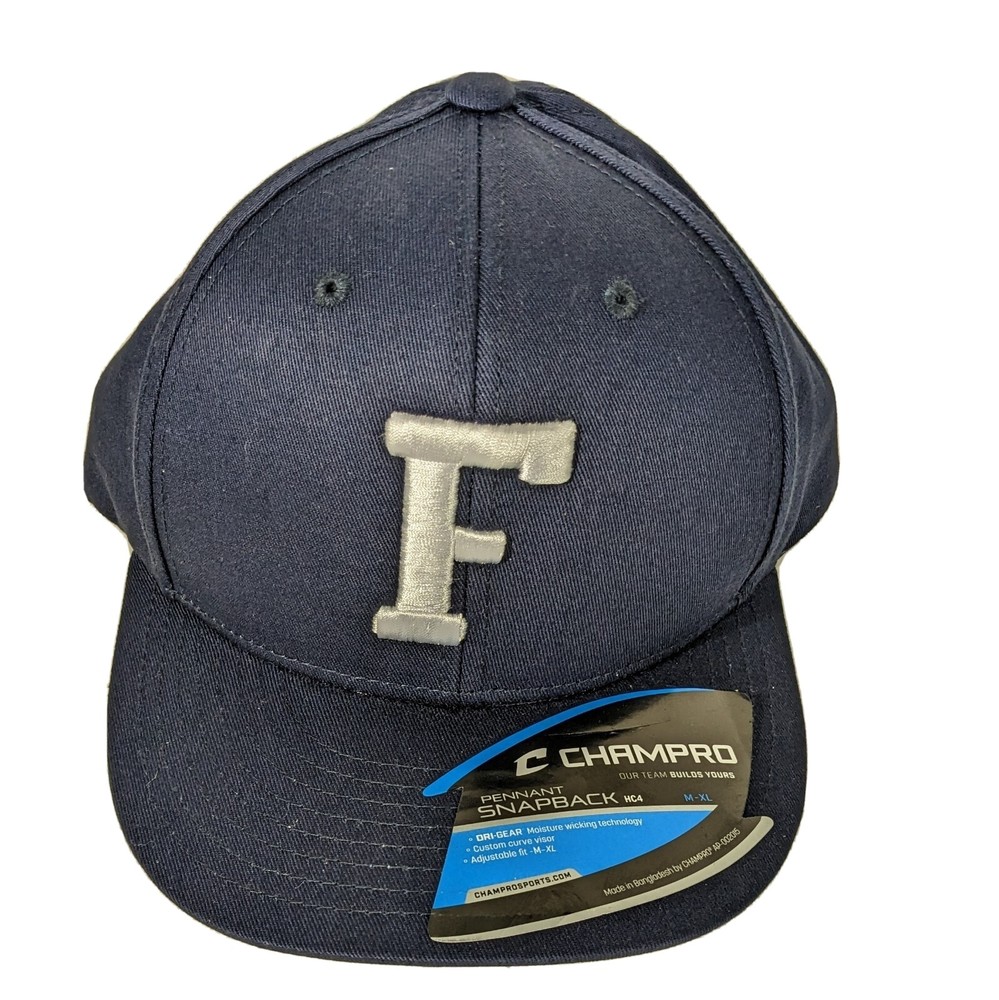 Dark Blue Hat with F Logo Snapback Medium - XL