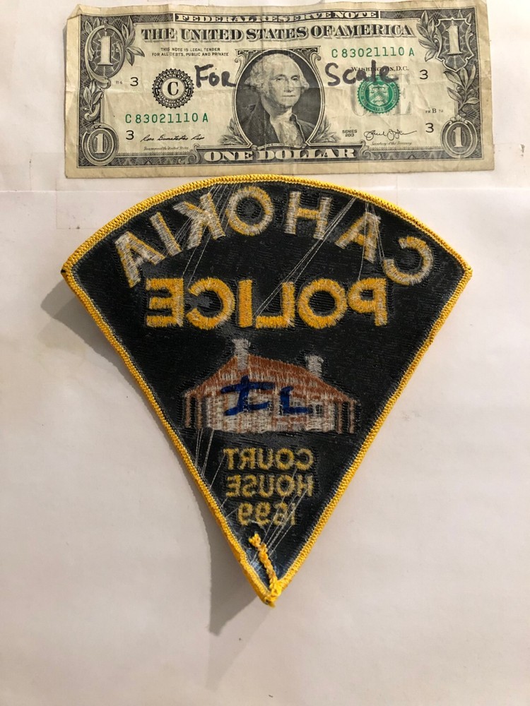 Cahokia Illinois Police Patch Un-sewn great condition