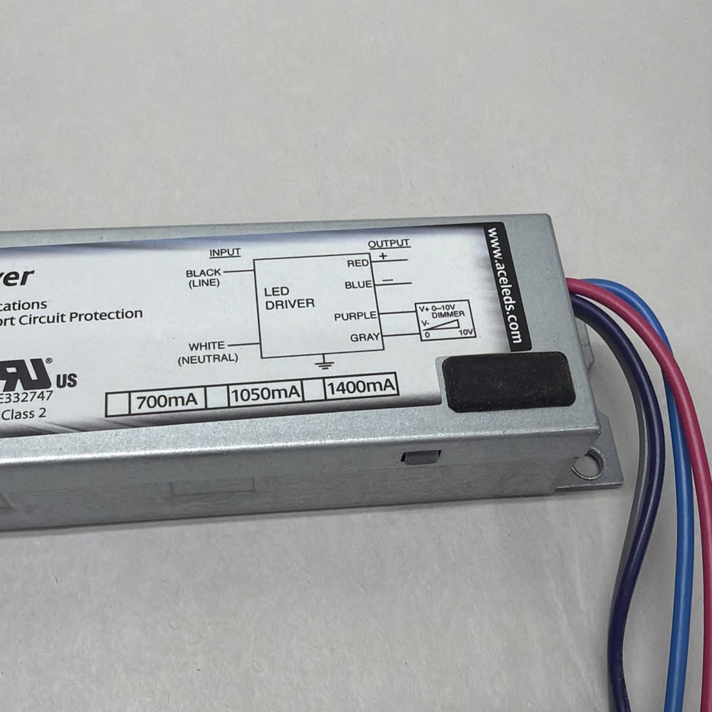 Switch-Hitter LED Driver AC Electronics AC-60CD1.4BTMT LED BALLAST 60W OUTPUT