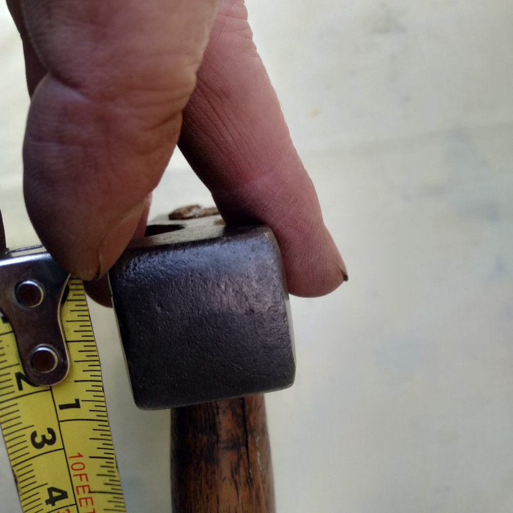 J . TYZACK SONS BUILDERS BRICK HAMMER HICKORY HANDLE OLD TOOLS ENGLAND 🔵