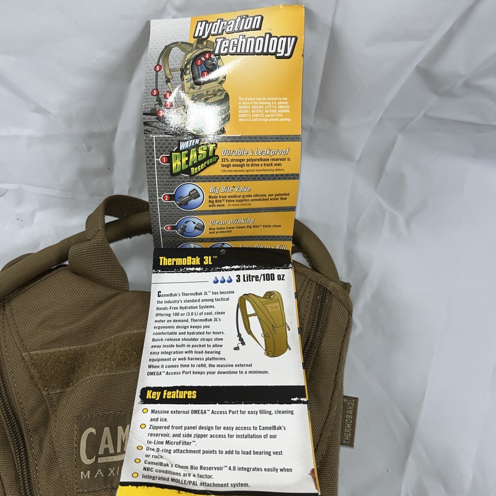 Camelbak Thermobak AB Military Desert Hydration Pack - 3L