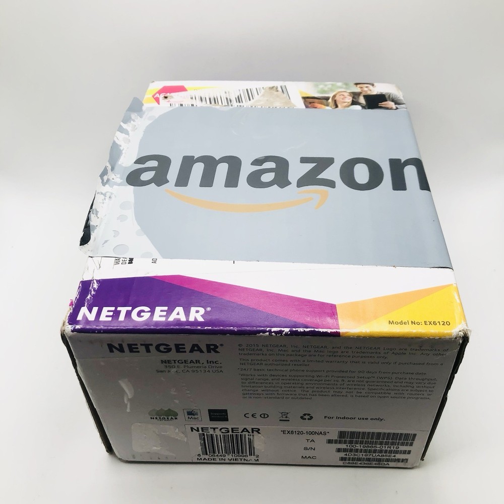 NETGEAR EX6120100NAS Wi-Fi Range Extender