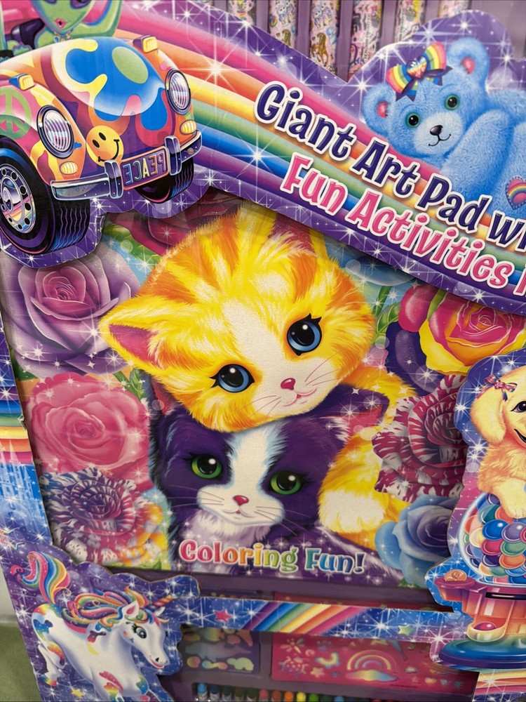 Lisa Frank Giant Art & Activity Set 3ft Tall NEW (Open Box)