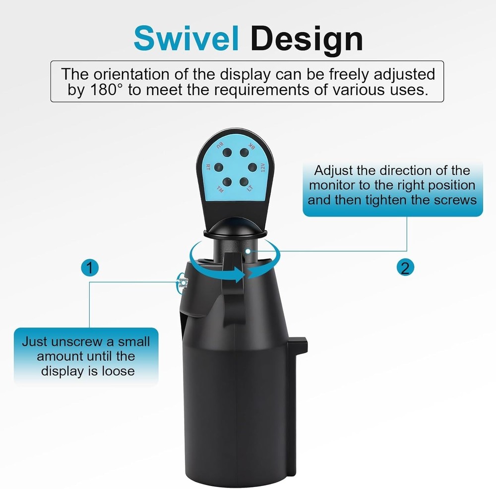 7 Pin Trailer Light Tester with Red LED - Diagnose Trailer Issues Effortlessly