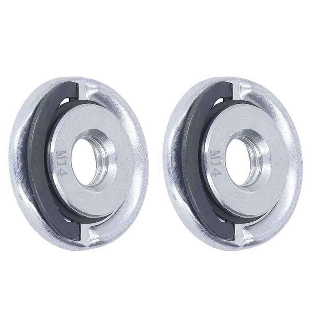 Two M14 Pressing Flanges Quick Release Fastener for Grinder Discs and Cup Wheels