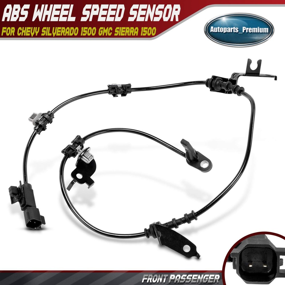 Front Passenger ABS Wheel Speed Sensor for Chevy Silverado 1500 GMC Sierra 1500
