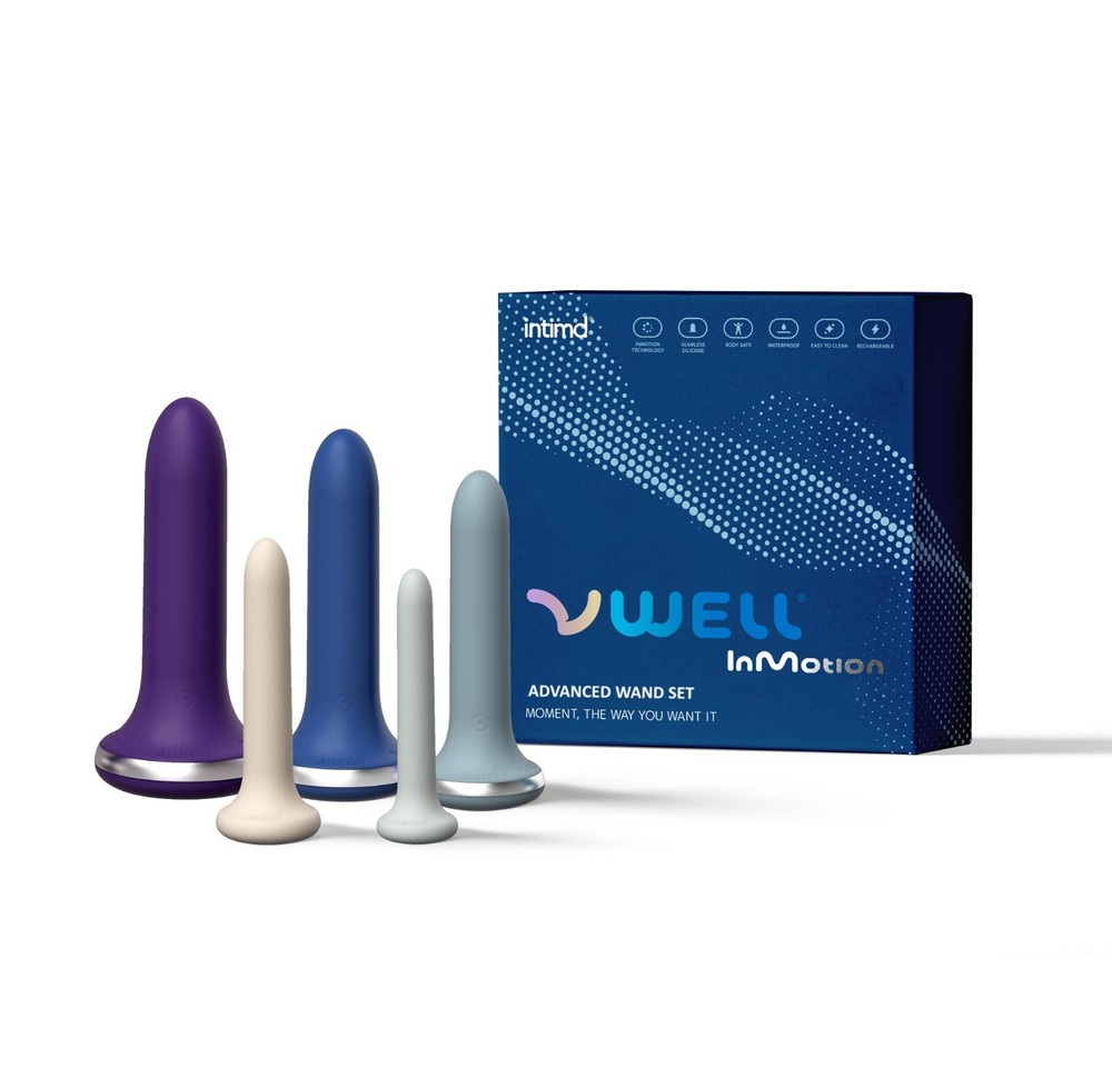 VWELL InMotion Advanced Silicone Wands 5-pc Set Active Pellets Technology