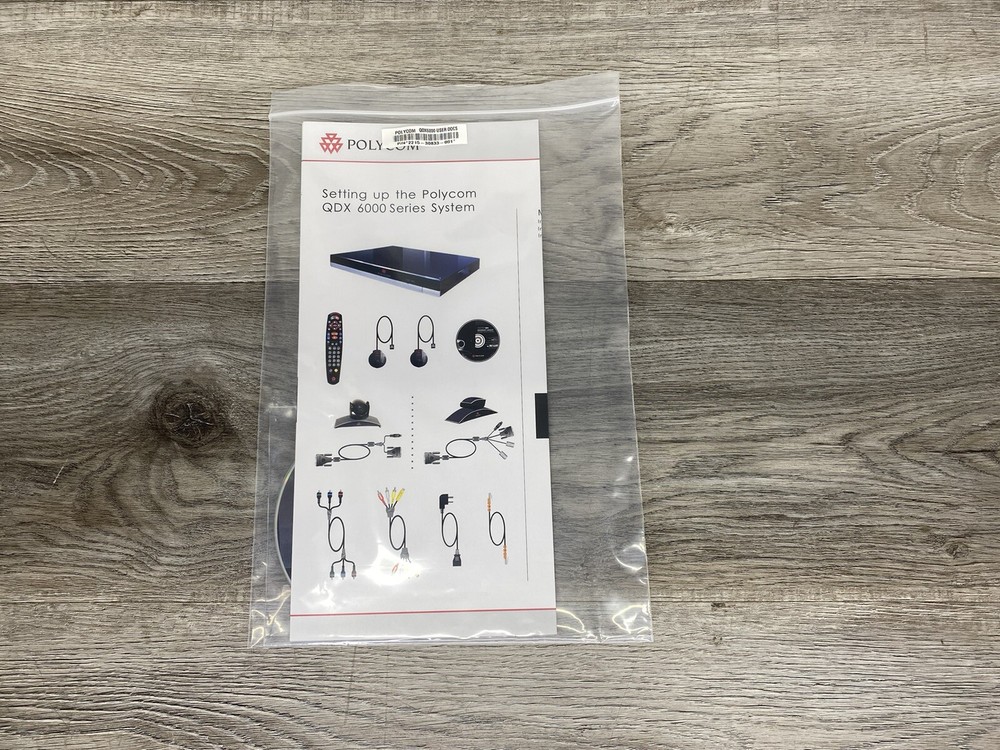 Polycom 59 QDX 6000 Base 2201-30831-001 *Open Box New*