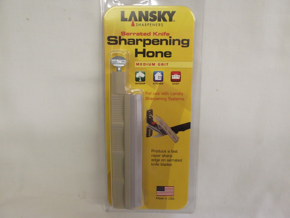 LANSKY Blade Knife Sharpener Serrated Replacement Hone Medium Tan LSMRT