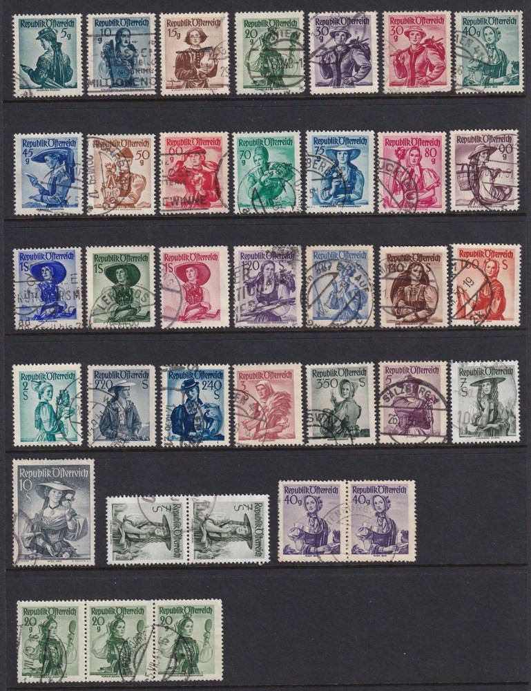Austria Used Stamps 1948-1959