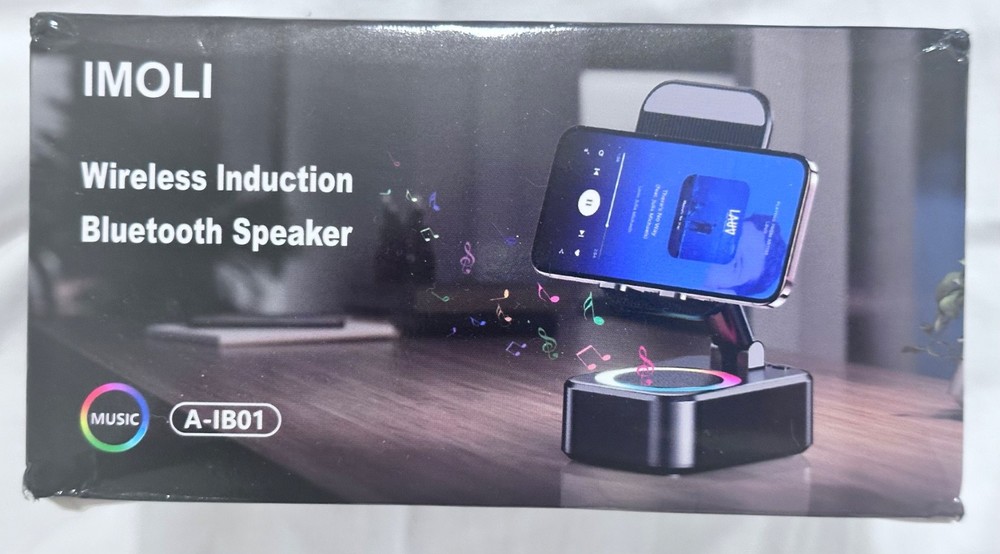 IMOLI Wireless Induction Bluetooth Speaker A-IB01 – 1800mAh Rechargeable