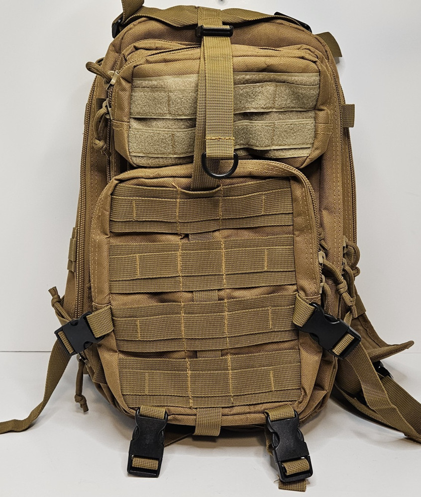 Multi-Purpose Tactical Backpack Brown Medium Hiking Pack