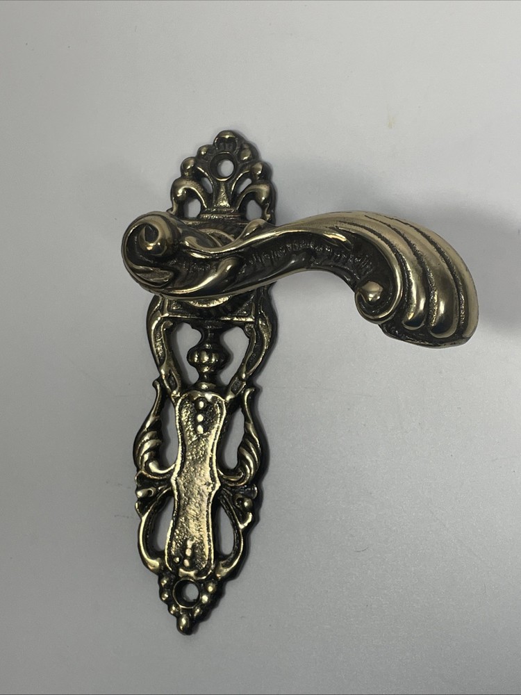 Vintage Brass Door Handle Pull 6 “ Pre Owned