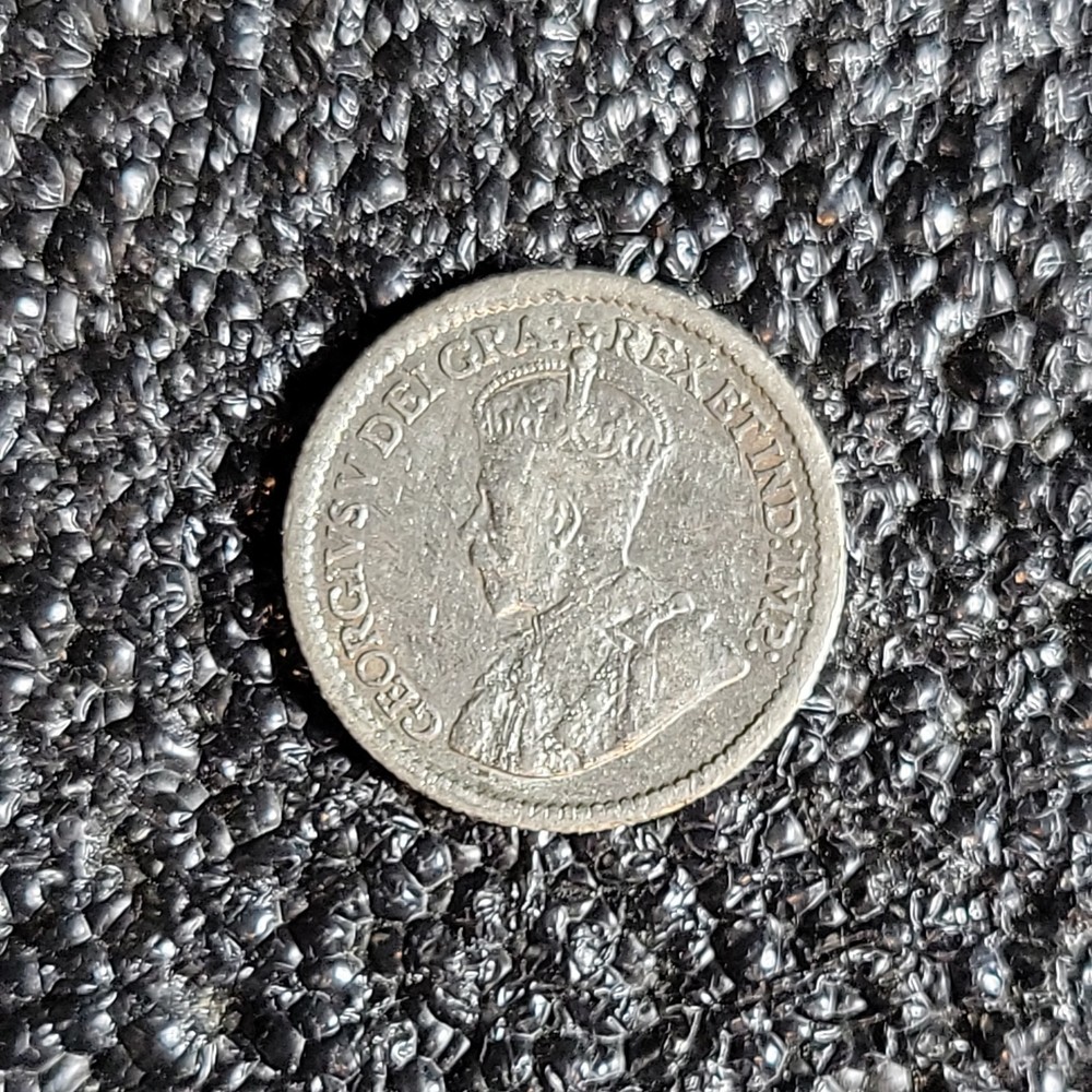 Canada 1917 Silver 5 Cents