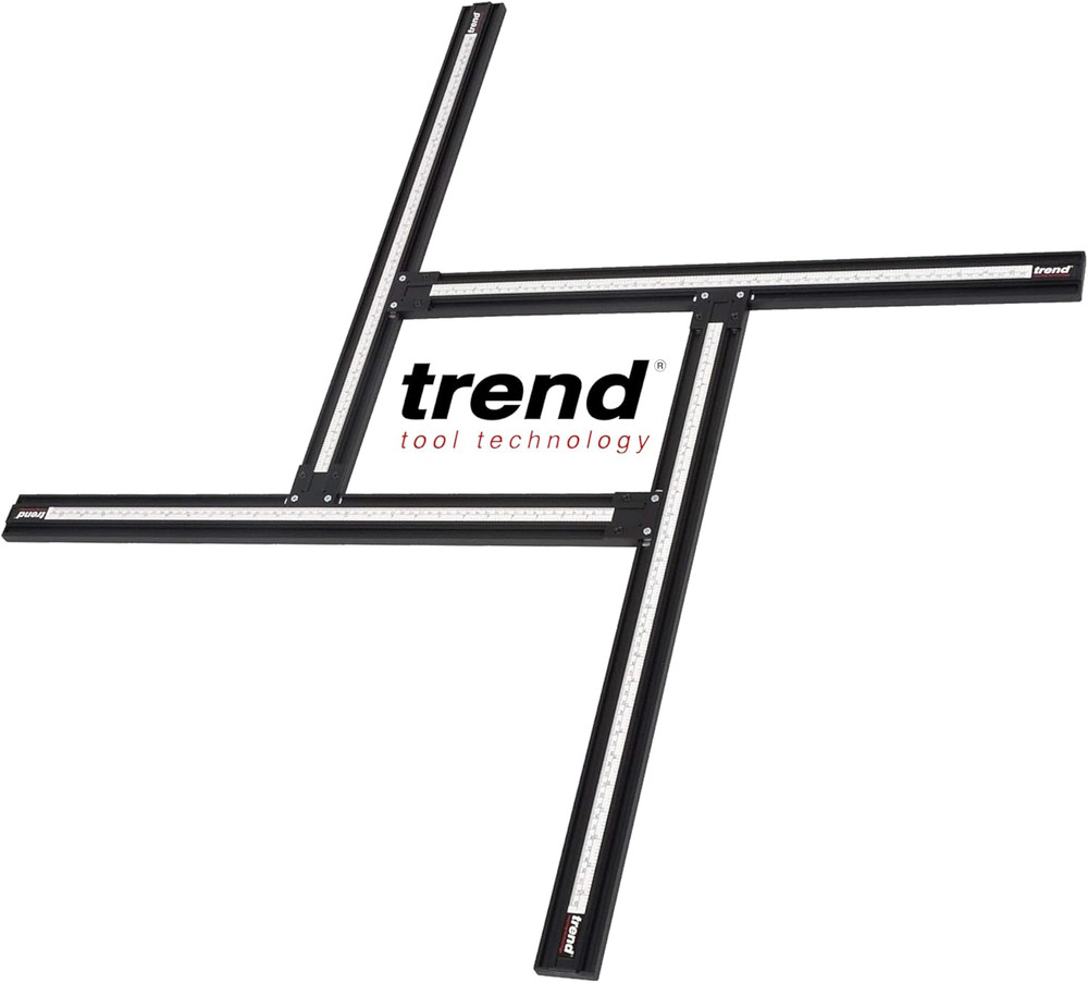 Varijig Adjustable Router Template System, Precision Frame for Rectangular Reces