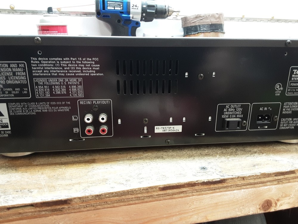 Technics RS-TR355 - Parts/Repair - Won't Open