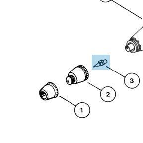 Iwata Fluid Nozzle .3Mm Hp-C+