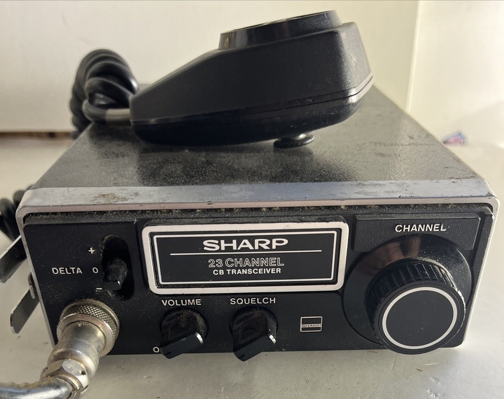 Vintage Sharp CB-700 23 Channel Radio Transceiver Untested