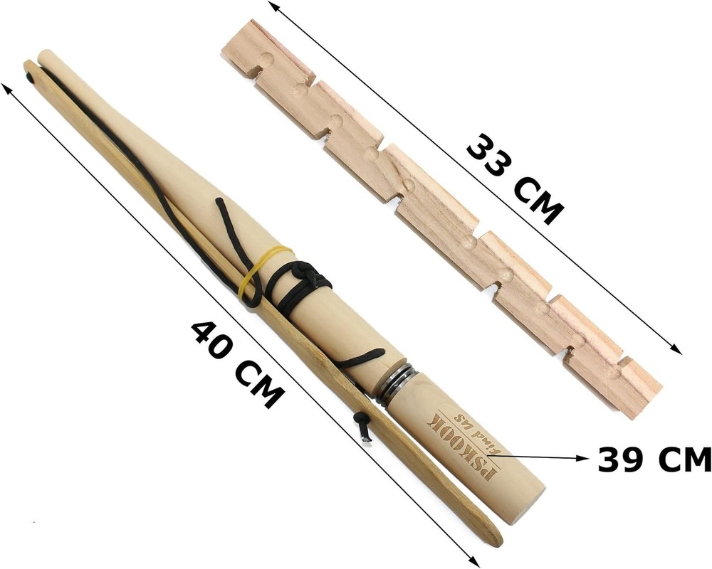 Complete Bow Drill Kit with Bamboo Fire Starter for Scouts & Adventurers