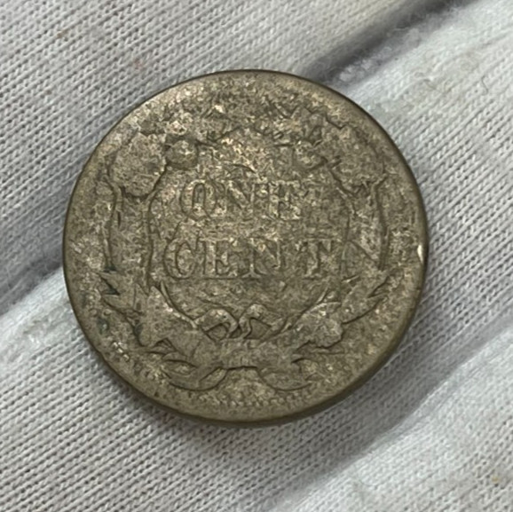 1858 US Flying Eagle Cent Low Grade