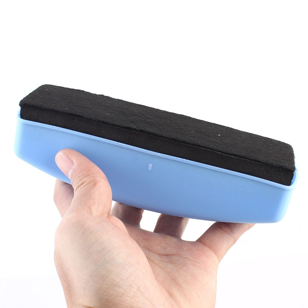 Teaching Blackboard Plastic Shell Eraser Cleaner Blue Black