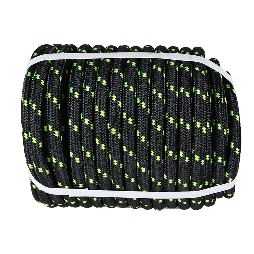 Double 1/2" × 150' Braid Polyester Rope 6180Lbs Breaking Strength Bull Rope