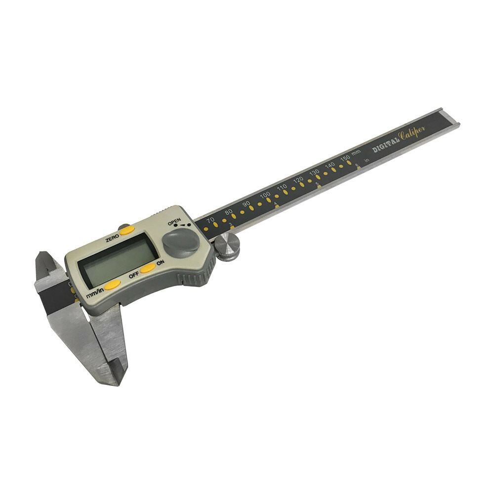 Electronic Digital Caliper MM Inch Conversion Ruler Measurement 6'' / 150mm