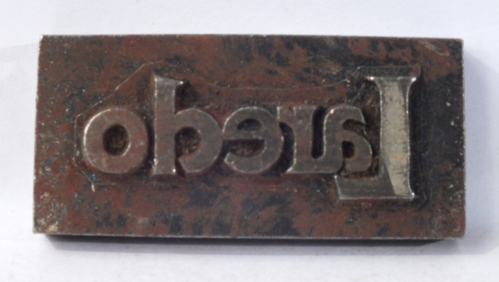LAREDO: Steel Leather Embossing Stamp: CMS