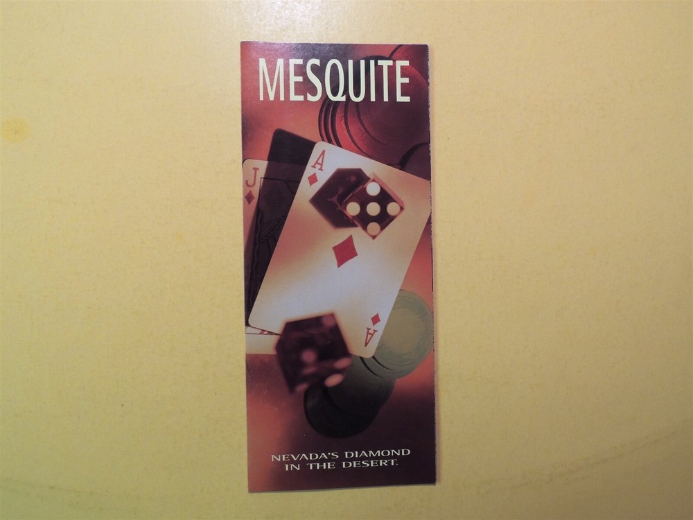 Mesquite Nevada vintage tourist brochure 1998^
