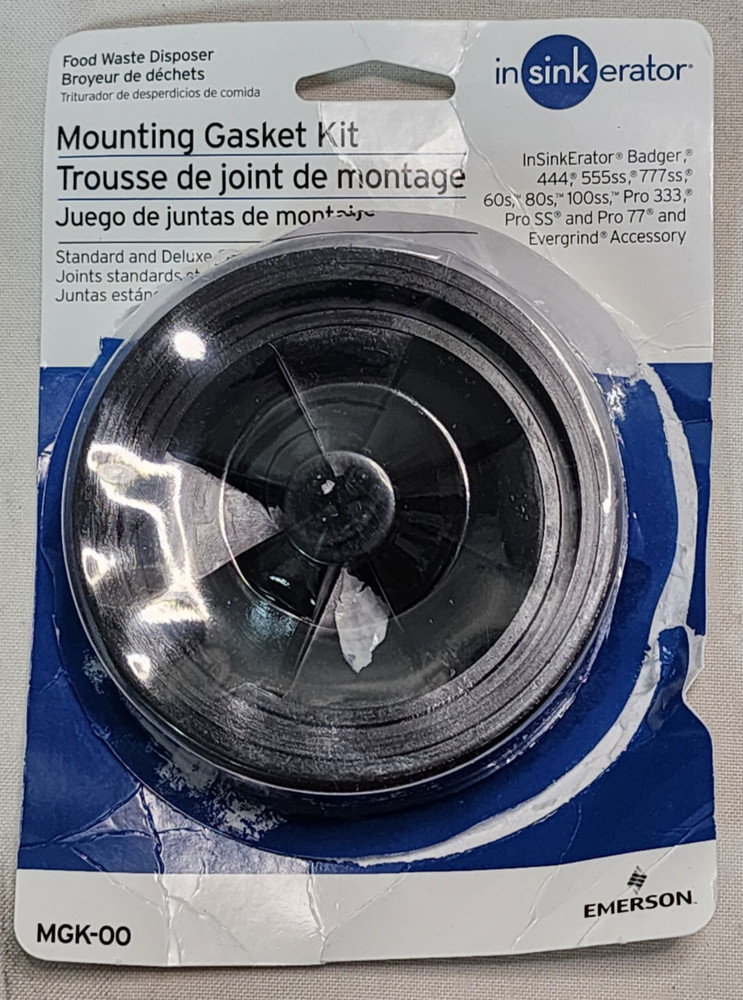 InSinkErator Mounting Gasket Kit MGK-OO Dimensions: H 1.25"W 3.88"D 3.88"