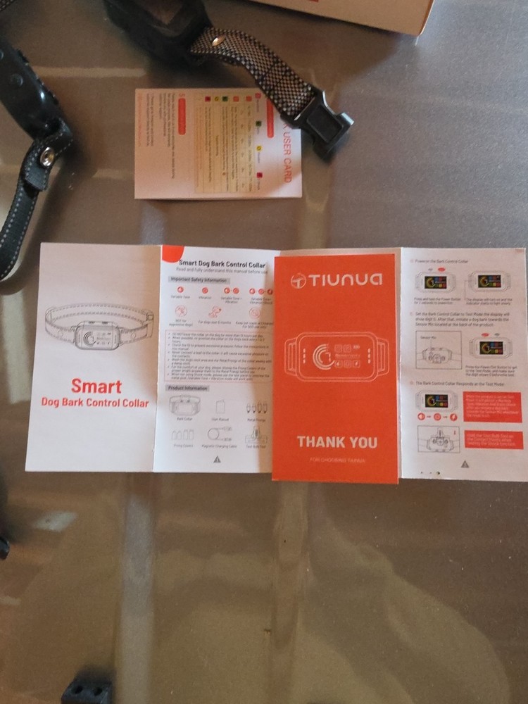 Tiunua Dog Bark Control Collar 2pk