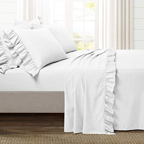 Reyna Ruffle 6 Count King White