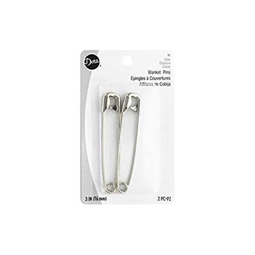 71 Blanket Pins (2-Count), Nickel, 3-Inch