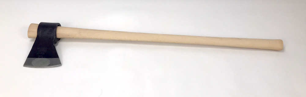 Primitive Axe - Tapered Oval Socket - 4 lbs Head, 36 inch Hickory Handle
