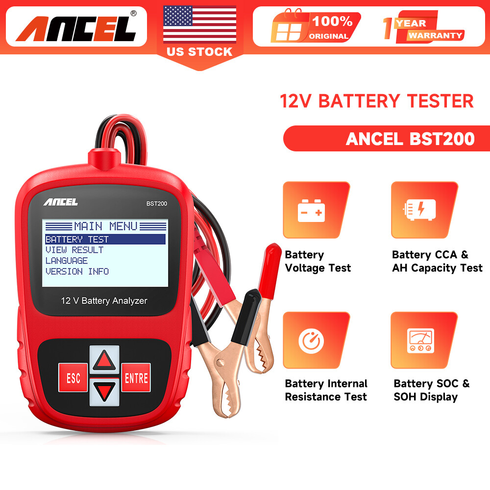 Ancel BST100 12V Automotive Battery Load Tester Charging Analyzer 100-1100CCA